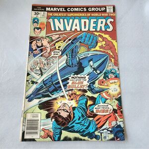 The Invaders # 11 : Marvel Comics Dec 1977 : 1st Appearance Of The Blue Bullet‎